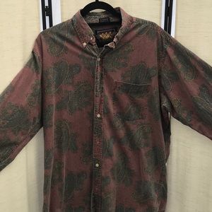 Vintage Ralph Lauren Mens shirt size L long sleeve button down